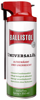 Ballistol Universal olje 350ml VariFlex fleksibelt spray munnstykke