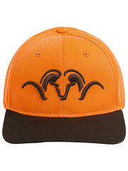 Blaser Striker Cap Blaze Orange L/XL Flex-Fit caps med Argali Blaser logo