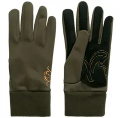 Blaser Power Touch Gloves Dark Brown 8 Komfortable hansker i stretch fleece
