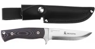 Brusletto Femund T/250 Kraftig fulltange-kniv med rett slipe og