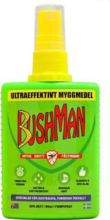 Bushman Pumpespray 90ml Effektivt mot mygg og andre innsekter