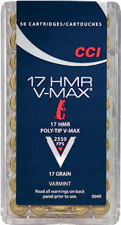 CCI 17 HMR 17gr V-MAX 50-pack