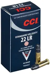 CCI 22 standard rifle/pistol patron 50-pack