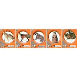 Champion Critter Series Targets 10-pack med 5 ulike dyremotiver