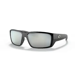 Costa Del Mar Fantail Pro Matte Black -Gray Silver Mirror 580G (glass)