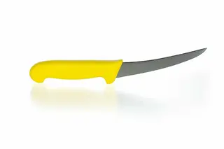 Eurohunt Boning Knife Curved Stiff 15cm Slaktekniv med førsteklasses stålblad