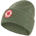 Fjällräven 1960 Logo Hat Caper Green Behagelig strikkelue i lammeull