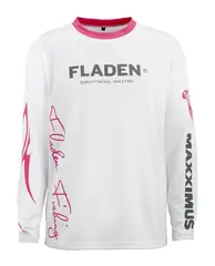 Fladen Team Pink LS T-shirt M White/Pink