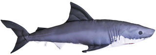 Gaby Great White Shark 120cm Herlige kosedyr for ekte fiskere