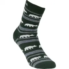 Gridarmor StripedBear Merino Socks 40-43 Green/Grey/White