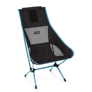 Helinox Chair Two Black/Cyan Blue Superdigg turstol til all slags bruk