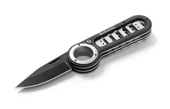 Hultafors OKF Foldekniv til fritidsbruk Robust foldekniv i svartbelagt aluminium