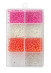 Kinetic Inline Beads Kit Flytekuler, Pink/Fluo/Glow/Clear