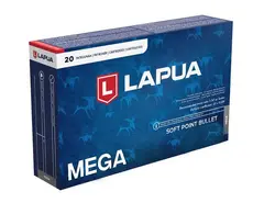 Lapua Mega SP 308 WIN 12g / 185gr 20-pack Stor ekspansjon og høy restvekt