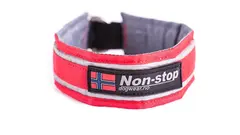 Non-Stop Dogwear Active Halsbånd 65 Rød Komfortabelt halsbånd m/ refleksstriper
