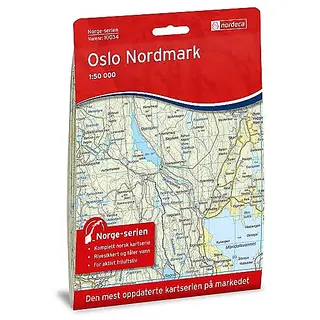 Nordeca Norges-serien Oslo Nordmark Turkart i Norge-serien med 1:50.000