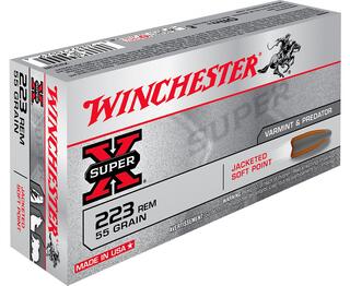 Winchester PowerPoint .223 Rem 55gr. Super X Power Point