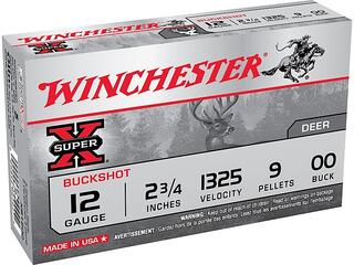 Winchester 12/70 Double-X buckshot 5-pack - 9 hagl