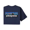 Patagonia M P-6 Logo Responsibili-Tee L Classic Navy T-skjorte med patagonialogo