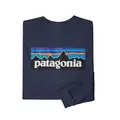 Patagonia LS P-6 Responsibili-Tee L Classic Navy LongSleeve t-shirt med logo