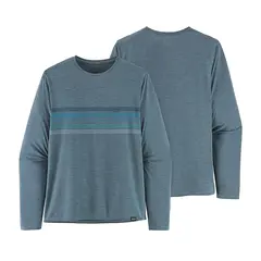 Patagonia M L/S Capilene Plume/Grey M Cool Daily Graphic Shirt