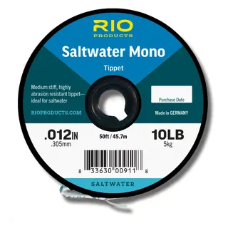 Rio Saltwater Mono Tippet Ultrasterk monosene med høy bruddstyrke