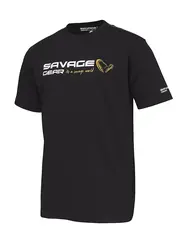 Savage Gear Signature Logo T-Shirt L Black Ink
