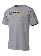 Savage Gear Signature Logo T-Shirt XL Grey Melange