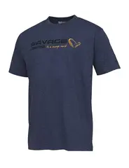 Savage Gear Signature Logo T-Shirt S Blue Melange