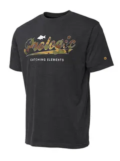 Prologic Camo Logo T-Shirt T-skjorte, grey melange