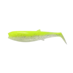 Savage Gear Cannibal Shad 8cm 5g Flou Yellow Glow 5-pack