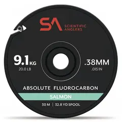 SA Absolute Salmon FC Tippet 0,33mm 30m tippet med høy knutestyrke