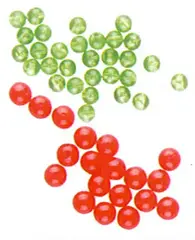 Søvik Round Beads 8mm Green Pakke á 20 stk
