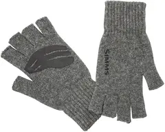 Simms Wool Half Finger Glove Medium/Smal Grey