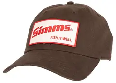 Simms Fish It Well Cap Hickory Classic Simms canvas caps i onesize