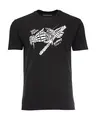 Simms Grim Reeler T-Shirt Black S - utgått modell