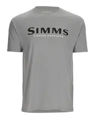 Simms Logo T-Shirt Cinder Heather M Behagelig bestselger logo T-skjorte
