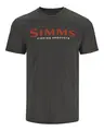 Simms Logo T-Shirt Simms Orange/Char L Behagelig bestselger logo T-skjorte