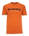 Simms Logo T-Shirt Adobe Heather L Behagelig bestselger logo T-skjorte