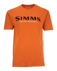 Simms Logo T-Shirt Adobe Heather S Behagelig bestselger logo T-skjorte