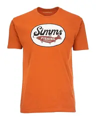 Simms Trout Wander T-Shirt S Adobe Heather - utgått modell