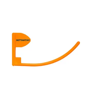 Skitt Jakt kammerflagg for grovkaliber Forsterket versjon i oransje med logo