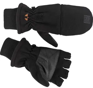 Swedteam Crest Thermo Gloves Black L Fleecevante med Thinsulate-fôr