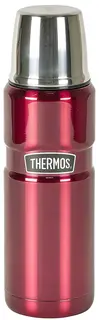 Thermos Stainless King Termos Rød 0,47 L Termos i rustfritt stål med kopplokk