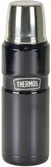 Thermos Stainless King Termos Blå 0,47L Termos i rustfritt stål med kopplokk