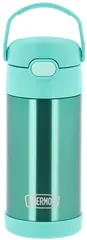 Thermos Funtainer Drikkeflaske m sugerør Teal 355ml