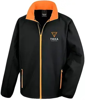 Tikka Softshell Jakke XL Svart/Oransje