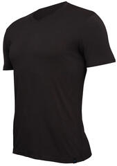 Tufte V-Neck t-shirt L Herre, Black Beauty