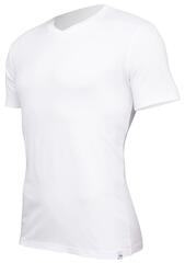 Tufte V-Neck t-shirt L Herre, Bright White