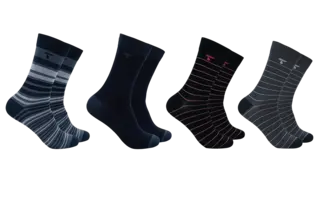 Tufte Softboost Party Sock 4-pack 41-46 Gaveeske med sokker i fine farger